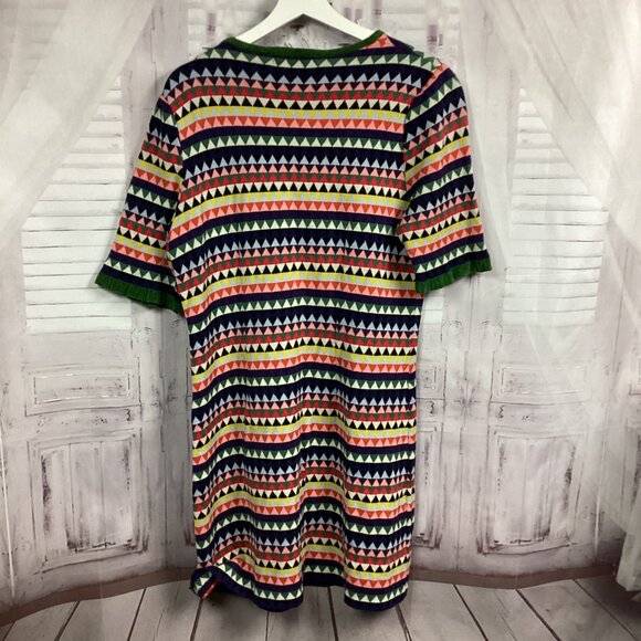 Anthropologie Aldomartins Barcelona Midi Striped Sweater Dress XL - Picture 10 of 12